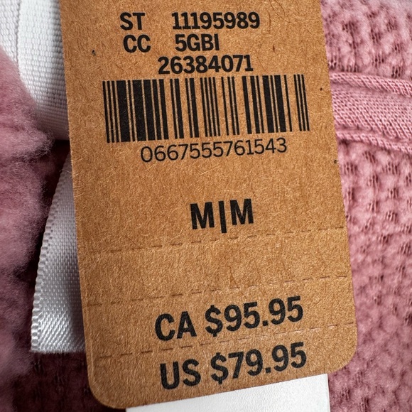 NEW VICTORIA SECRET Sherpa Half Zip Pullover in Size MED Pink ColorBlock NWT - Picture 10 of 10
